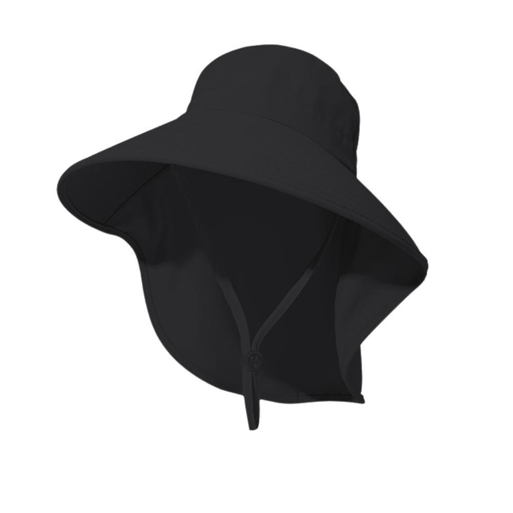 Cappello da sole a tesa larga con patta sul collo per uomo donna regolabile Outdoor 50 + protezione UPF Safari Cap escursionismo pesca cappello estivo: MULTI