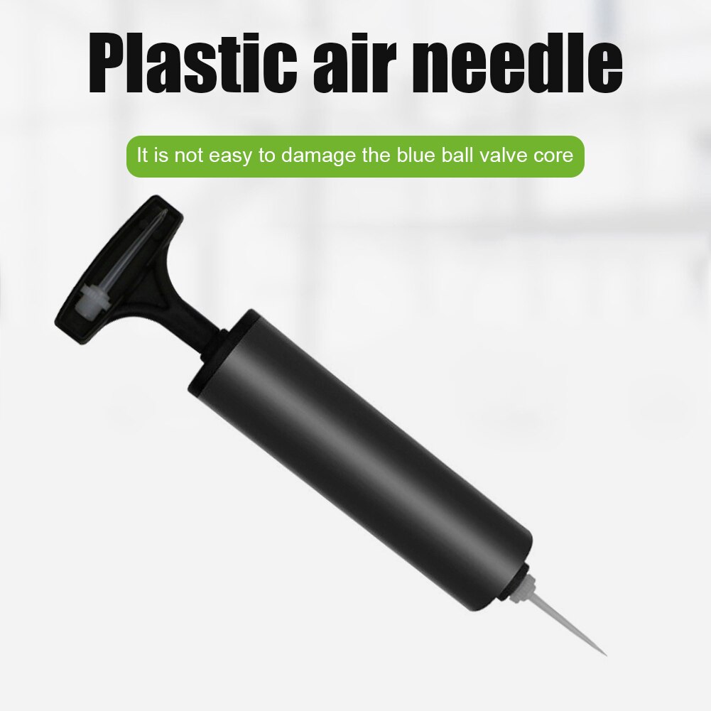 Portable Air Pump Football Soccer Swimming Ring Air Pump Inflatable Ball Plastic Hand Air Pump with Inflating Gas Needle Adaptor