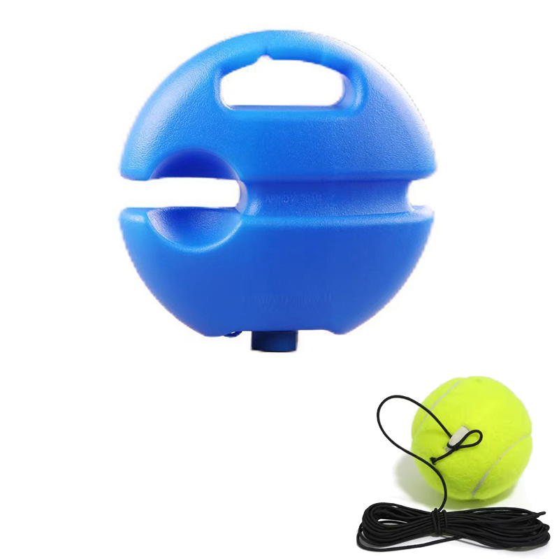 Tragbares Tennis-Rebounder-einstellen, Tennis-Trainer mit Rückprallball, Solo-Trainingsausrügestochen mit 1 Schnur und Bällen für Anfänger-Übungen: verrotten