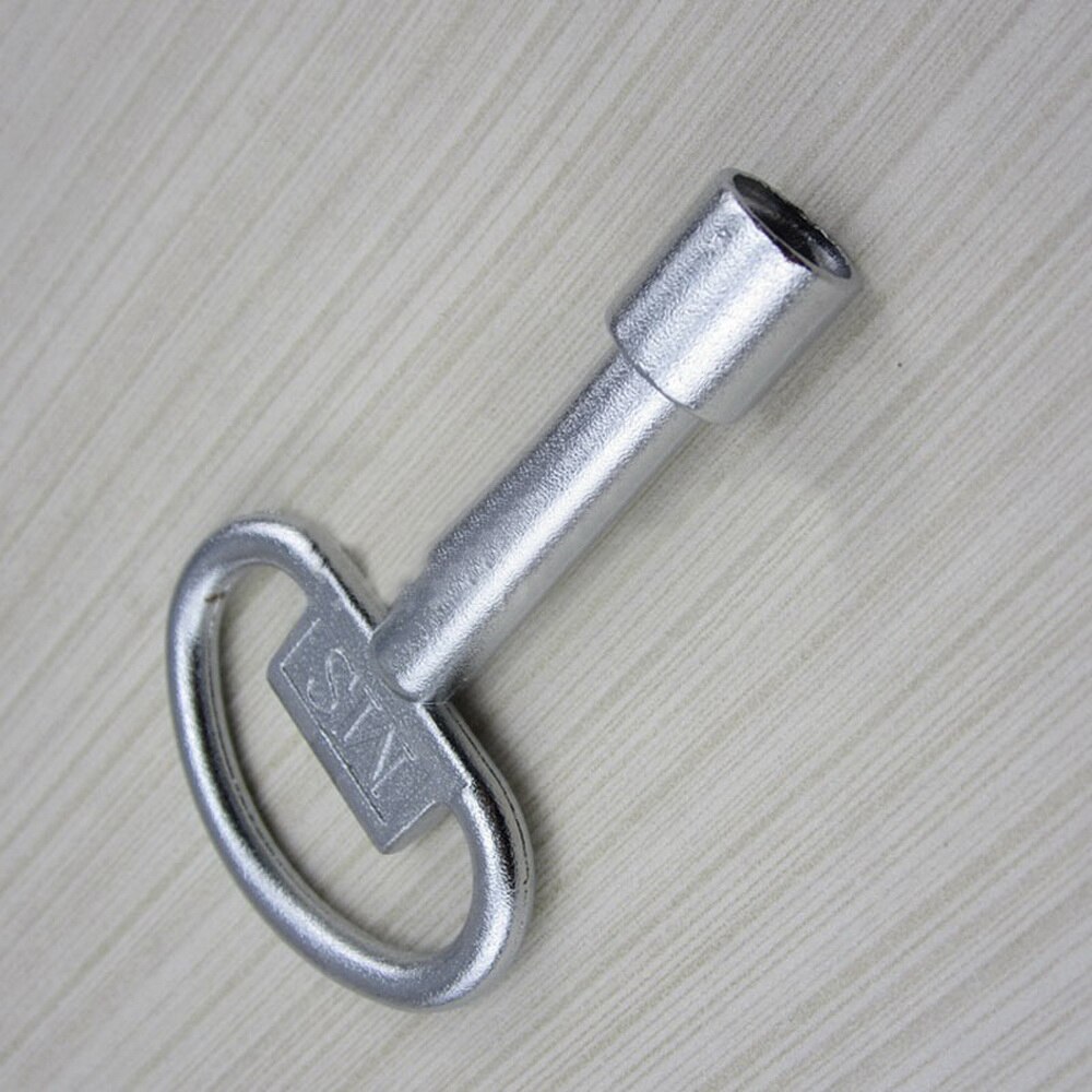 Elevator dør nøgle trekant nøgle universal nøgletog knap 1 stykke metal topnøgle skruenøgle nøgle til 9 x 8mm trekant panellås