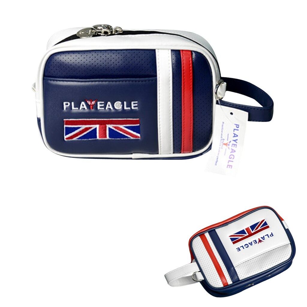 Golf Valuables Pouch Golfer Club Accessories Ball Markers Tees Holder Ditty Bag Zippered