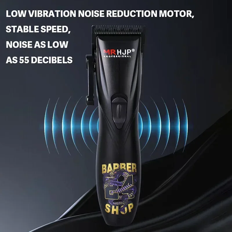 D9- gravur-ölkopf-haarschneider, spezial-friseursalonklinge aus dlc-beschichtetem kohlenstoffstahl, 7000 u/min elektrischer haartrimmer