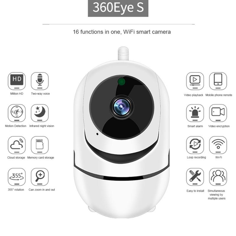 YCC365 1080P Cloud Ip Camera Wifi Auto Tracking Camera Babyfoon Night Security Camera Thuis Surveillance Camera