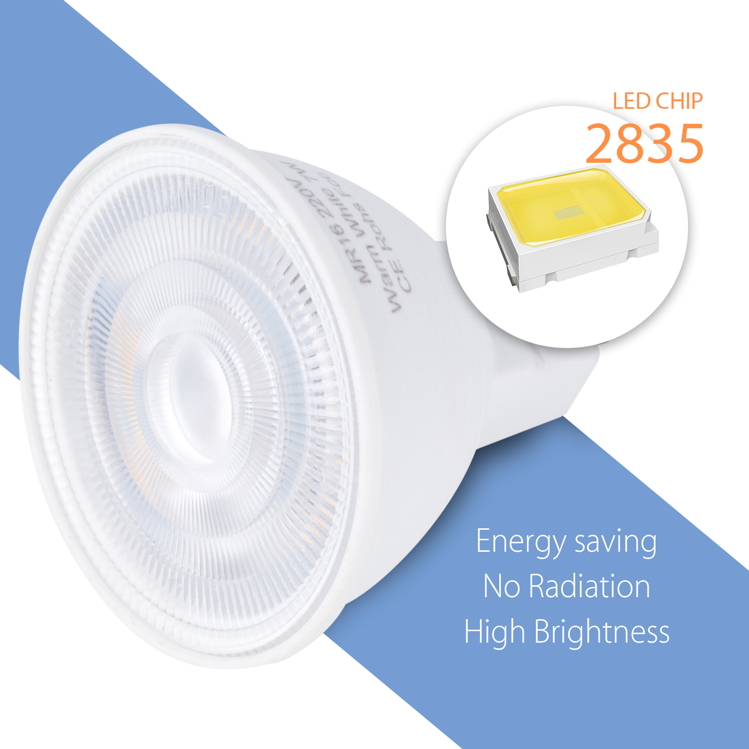 GU10 LED 220V Strahlerlampe Herr16 Maislampe 240V Lampada SMD2835 Bombillas 5W 7W Energiesparende LED-Birne für Zuhause Wohnzimmer