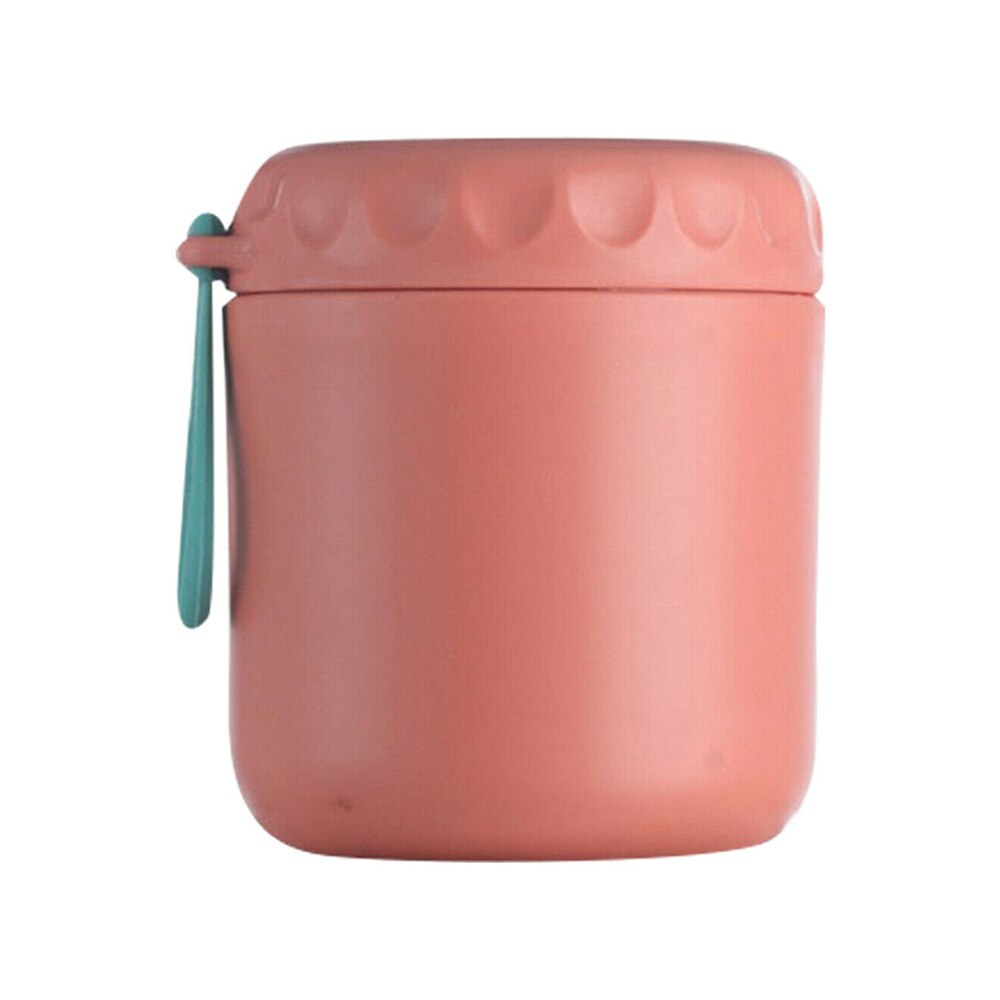 Draagbare Enkelwandige Roestvrijstalen Containers Voedsel Thermos Voor Kids Thermos Lunchbox Voedsel Soep Lekvrij Lunchbox: Oranje