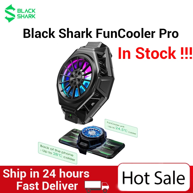 Original Black Shark Cooling Fan Pro BR20 Back Clip Portable Adjustable Fun Cooler Smart Phone Ventilador IOS/Android