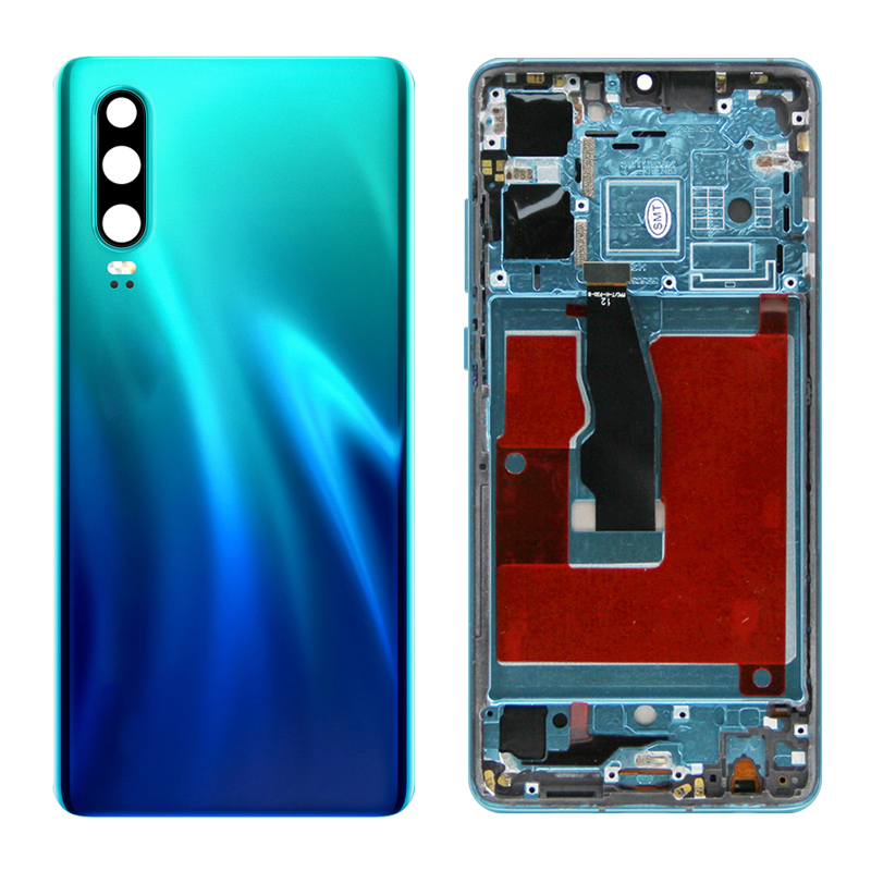 Para HUAWEI P30 6,1 ''para ELE-L29 ELE-L09 AL00 TL00 ELE-L04 pantalla LCD reemplazo del ensamblaje del digitalizador de pantalla táctil: Azul cielo