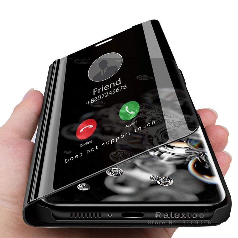 Voor Samsung S 20 Ultra Case Smart Spiegel Flip Case Voor Samsung Galaxy S20 Ultra S20ultra S20u 5G Sm-g988 6.9 ''Stand Coque