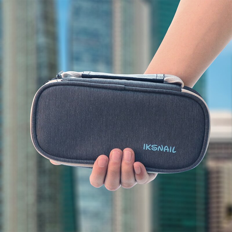 Stoßfeste shellnail tragetasche für 2.5 -zoll-festplatten, organizer für tragbare externe festplatten, powerbank, kabel und zubehör