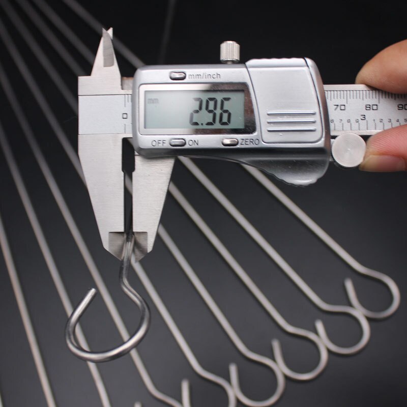 Varilla para pinchos redondos de ganso de 10 Uds., de acero inoxidable, para barbacoa, aguja, brochetas de barbacoa, utensilios de cocina, Picnic para acampar al aire libre