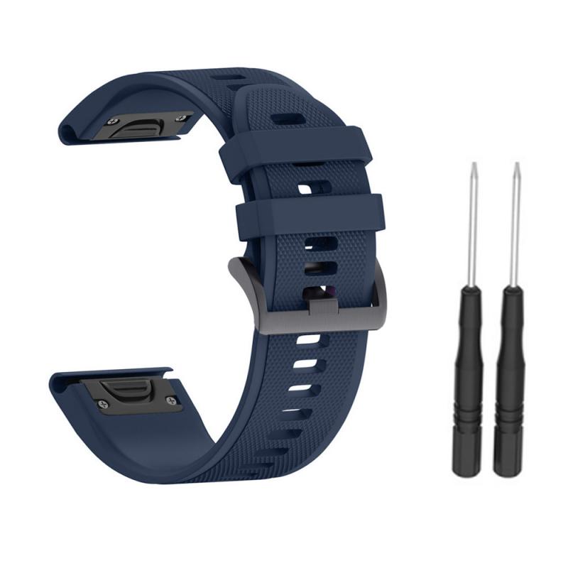 Silicone Strap For Garmin Fenix 3 3HR 5X 5X Plus Band Sport Bracelet Rubber Watchband Silicone Fitness Replacement Band: 3