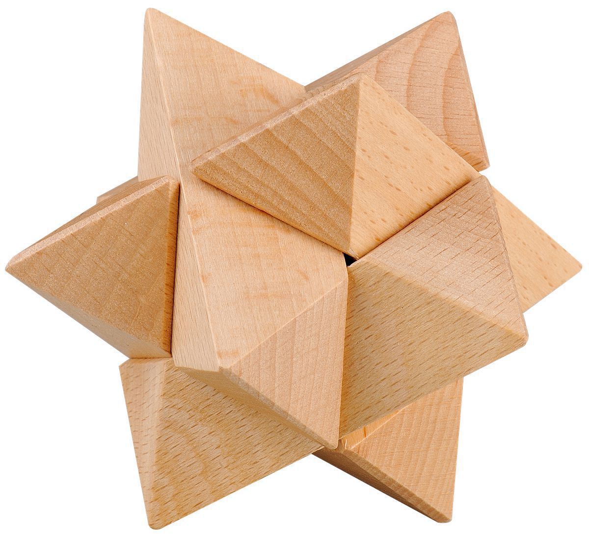 Mini Color Boxed Burr Puzzle a Total of 10 Selectable Educational Luban Lock Wooden Disassembly Unlock Toy: Octagonal Ball