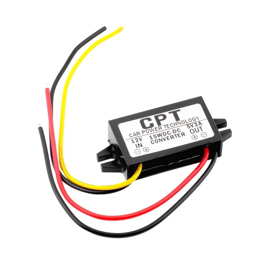 Cpt-ul -1 vandtæt dc/dc converter regulator 12v to 5v 3a 15w car led display power cpt car power regulator