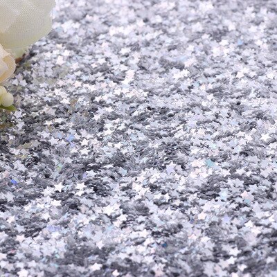 Pailetten 3mm Glitter Stars Sequins PVC Star Paillettes Sewing Craft DIY Scrapbooking Sequin Set Nail Art Confetti 10g: laser silver