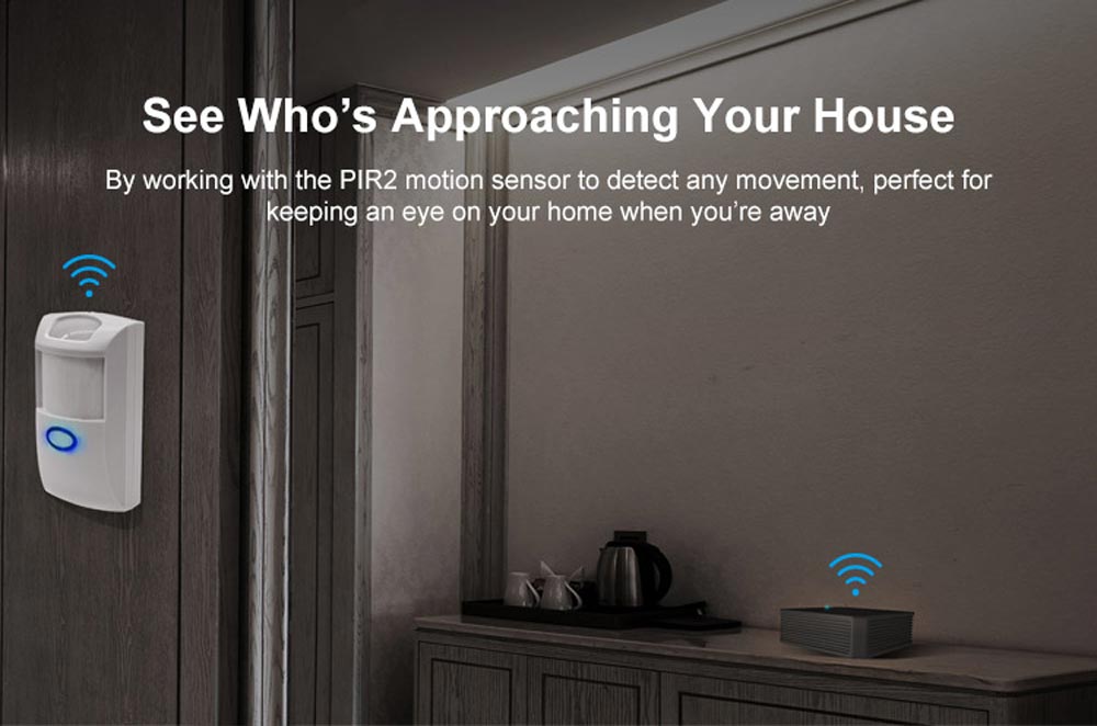 PIR2 Motion Sensor With Battery Wireless PIR Alarm Motion Sensor Detector 433Mh RF Work With SONOFF RF BridgeR2