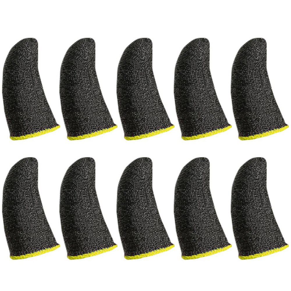 10 stück daumenhüllen für handy-gamecontroller, schweißabweisende fingerhüllen: Default Title