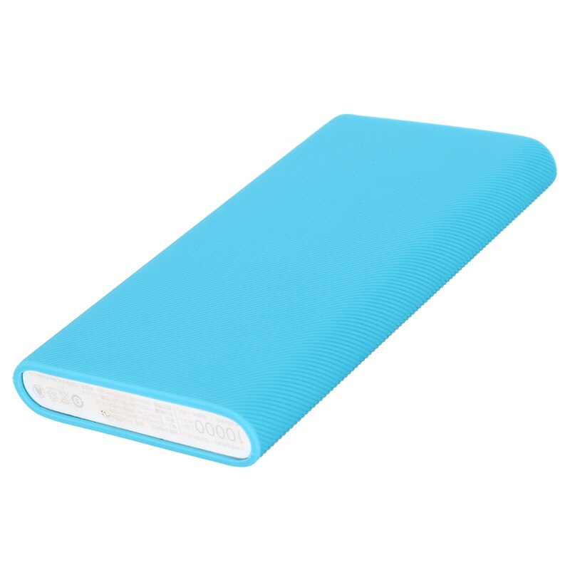 Capa traseira protetora de silicone, de alta qualidade, para xiaomi mi 2ª geração, power bank, 10000mah