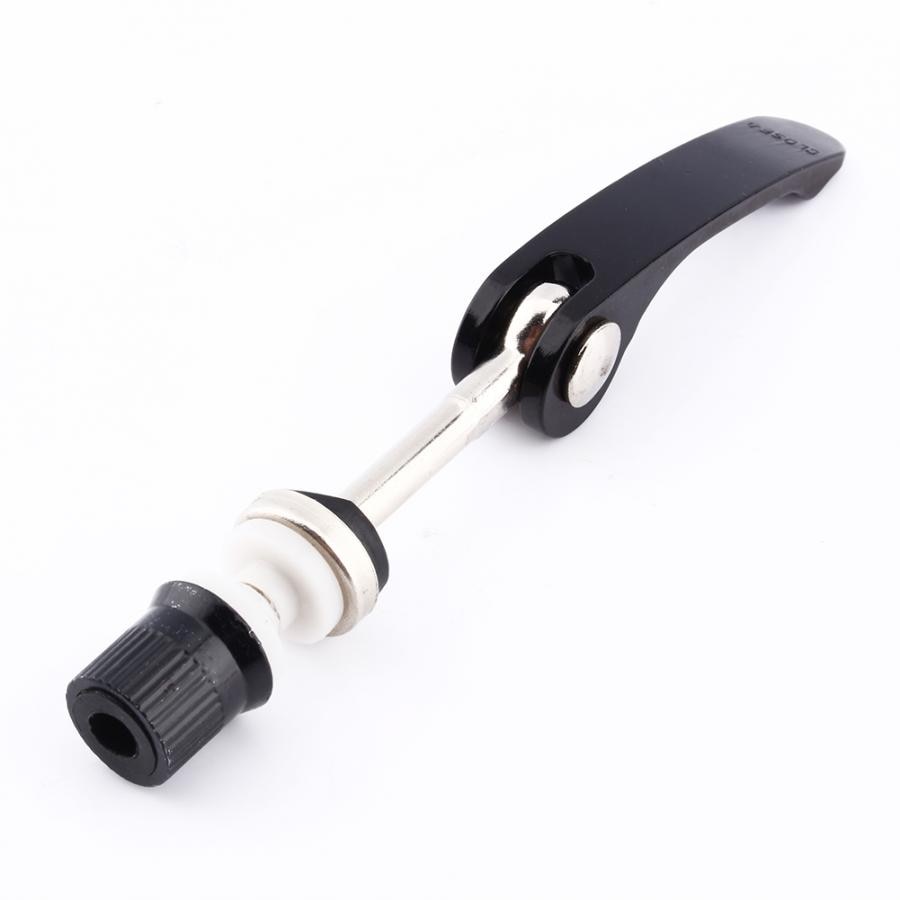 Aluminium Alloy Quick Release Bicycle Seatpost Clamp Bolt Mountain Bike Seat Post Clamp Skewer Bolt Cycling Road Bike Seat Tube: black