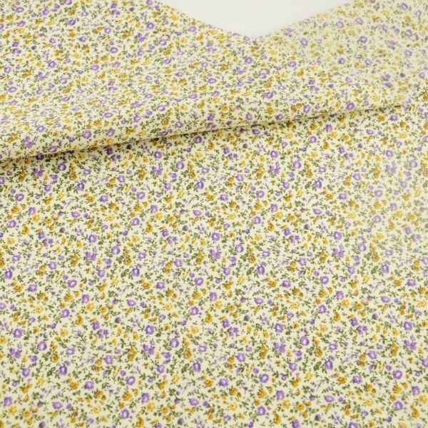 Flowers and Leaves 100% Cotton Fabric Plain Sewing Cloth Tilda Tecido Tissue Dolls Textile Patchwork CM Art Work Garment