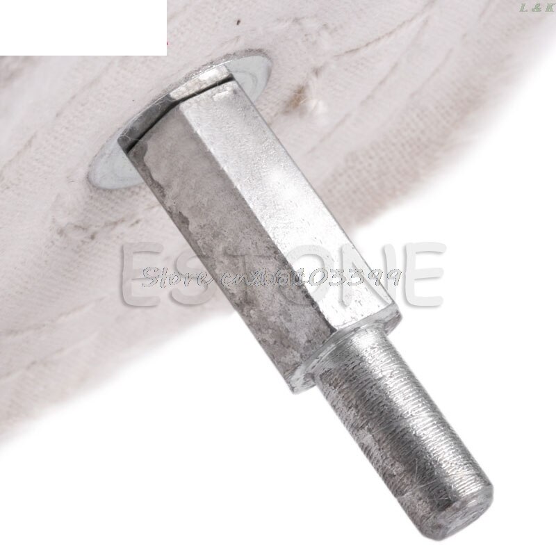 1/4'' Shank 3'' Cloth Polishing Mop Wheel Power Battery Drill Buffing Grinder M12