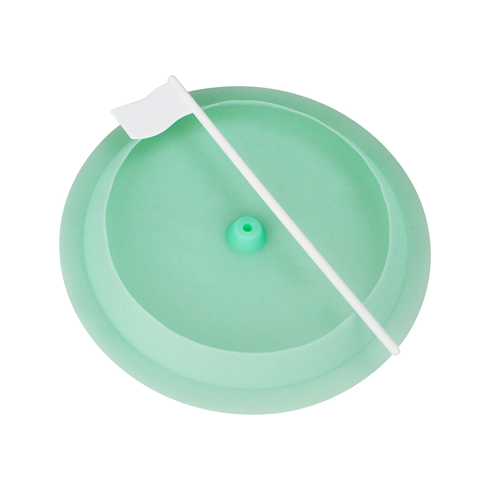 Golf Practice Hole Putting Cup All Direction Soft Rubber with White Target Flag Golf Hole Cup Blue Green and red Training Aids