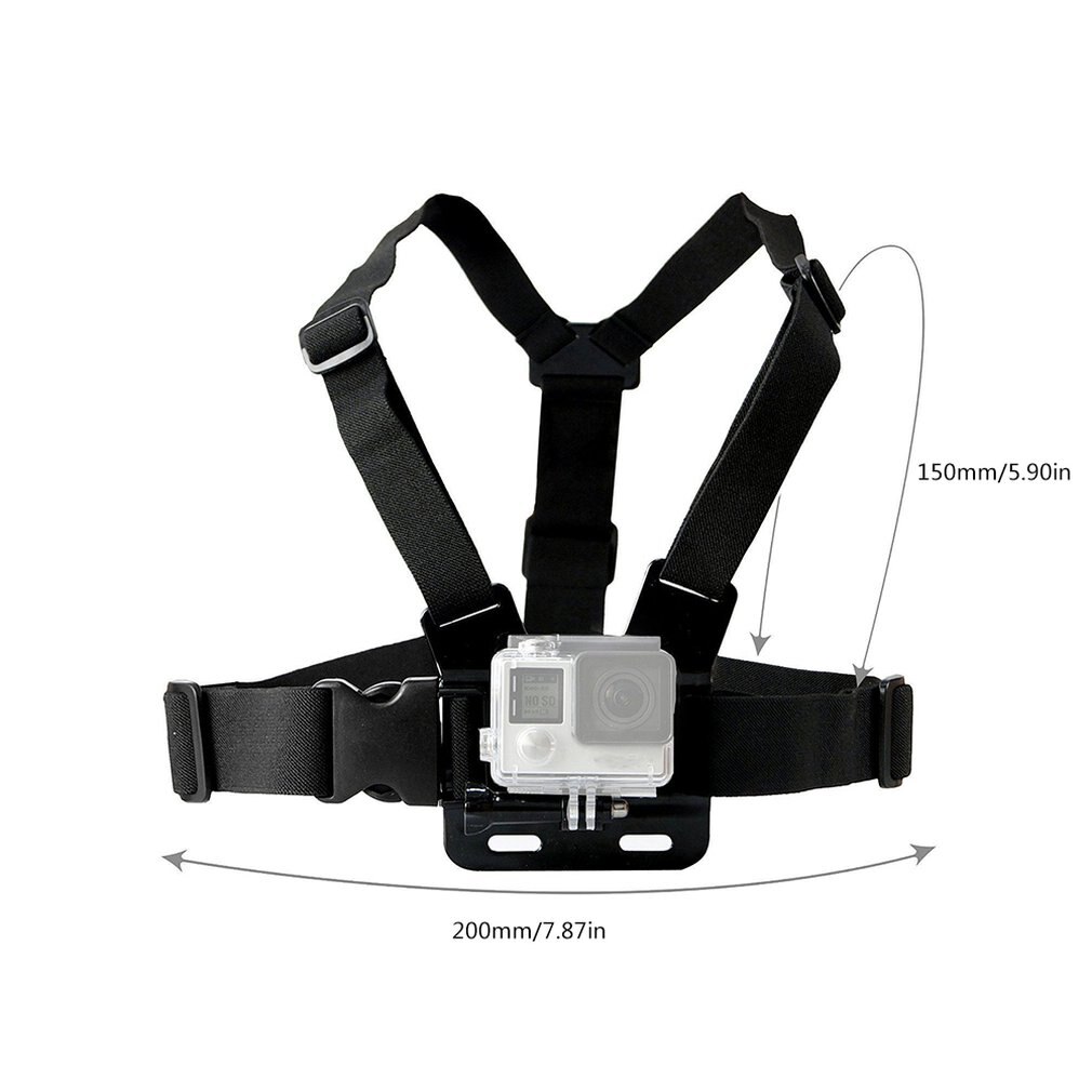 Borst Strap Mount Riem Voor Gopro Hero 7/6/5 4K Action Camera Borst Mount Harness Voor Gopro Sjcam SJ4000 Sport Cam Fix