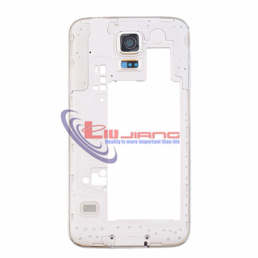 Carcasa central para Samsung S5 mini G800F G900F G900A G900H G900P marco medio bisel trasero piezas de repuesto