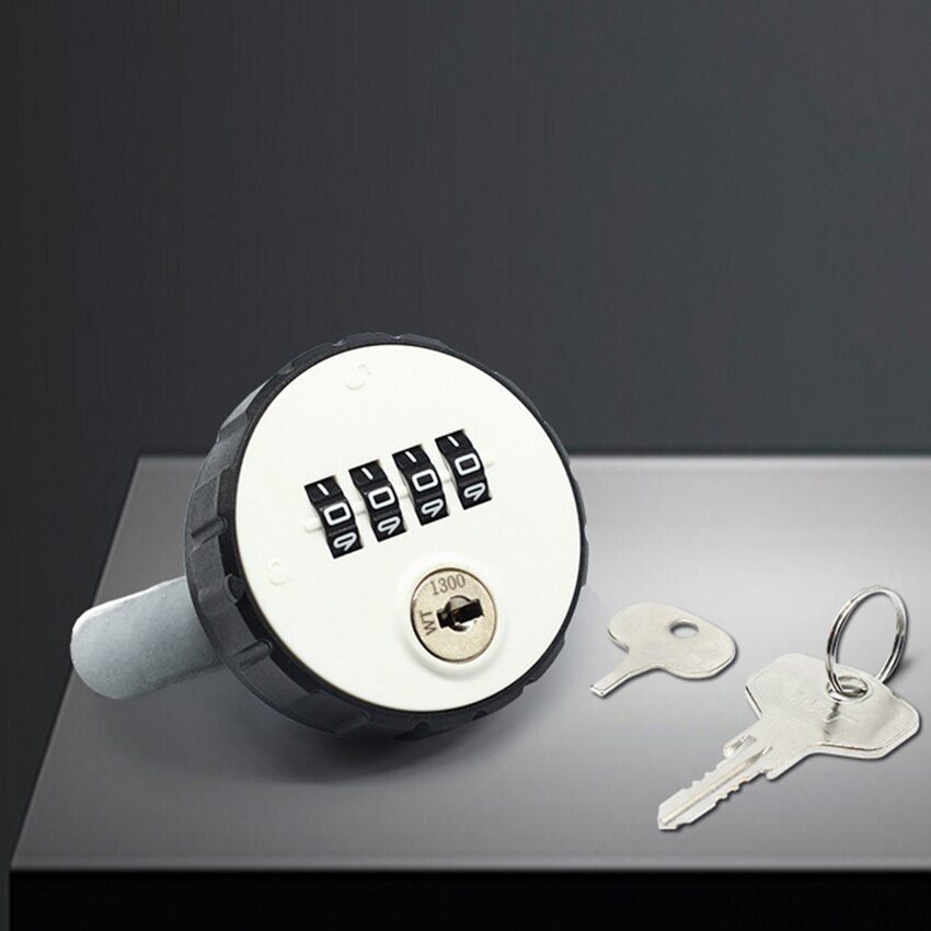 1 Set Zinc Alloy Mechanical Password Lock With Key, Digital Wheel Code Lock, Office File Cabinet Locker Password Safe Locks
