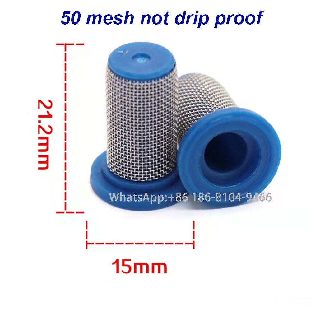 Sprayer Düse Filter für landwirtschaft pestizid dispenser 50 mesh 80 mesh 100 mesh: Licht Grau