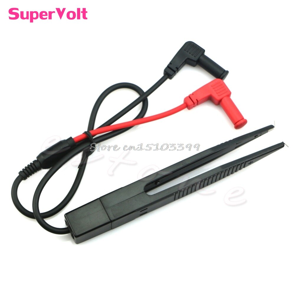 SMD SMT Chip Test Clip Lead Probe Multimeter Meter Tweezer Capacitor Resistance G08 Whosale