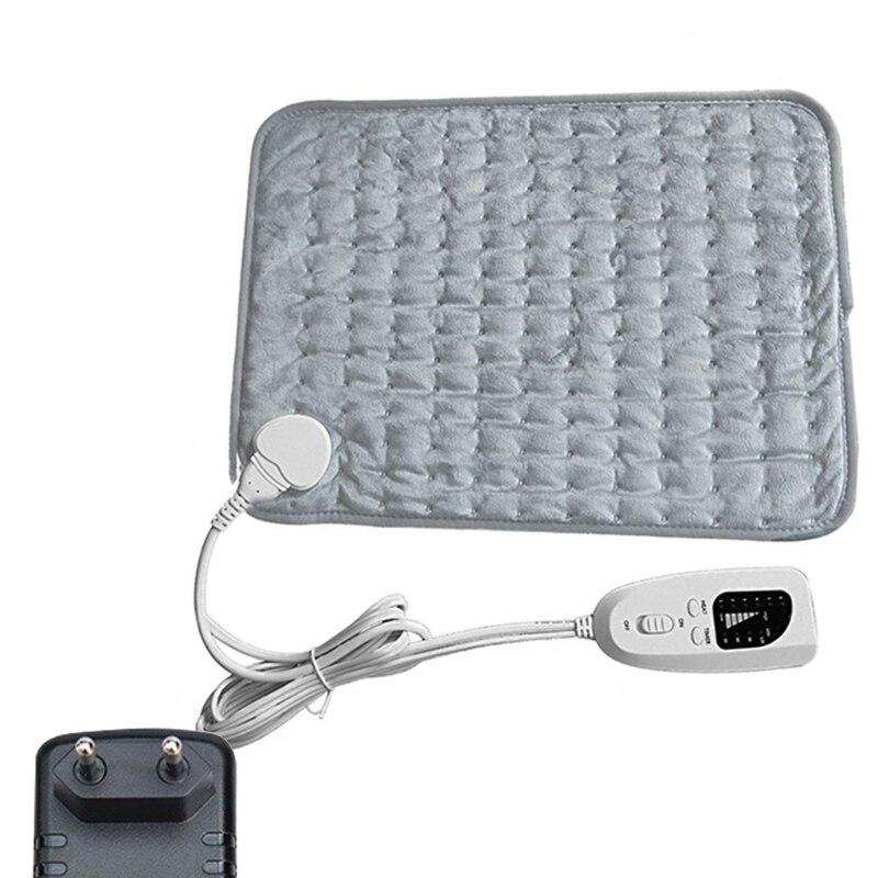 Heated Blanket Electric Throw, 12” x 16” Flannel Electric Blanket with 6 Heating Levels & 4 Timer Settings Auto-Off,