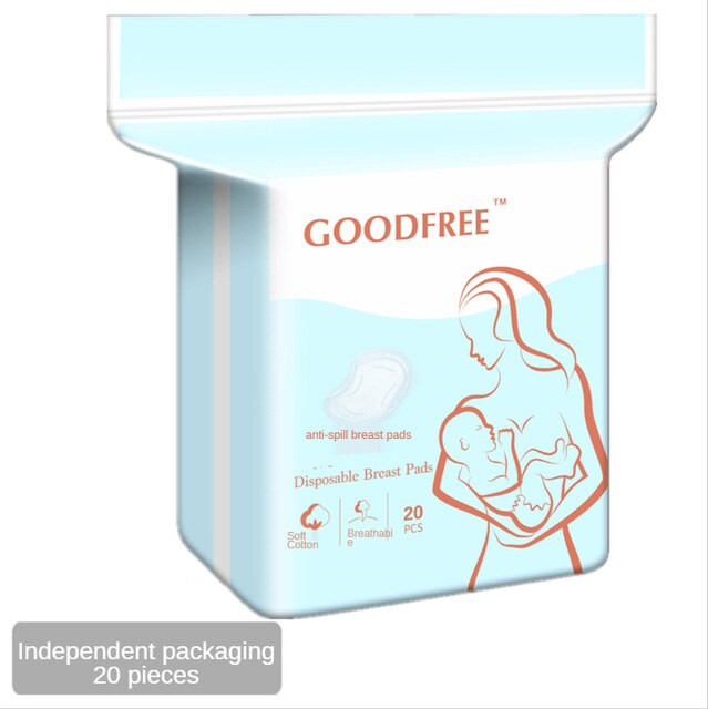 Anti-Spill Zoogcompressen Wegwerp Zoogcompressen Ultra-Dunne Ademende Borstvoeding Lekvrije Borst Pad Spill Preventie borst Pad: Independent packaging 20 pieces