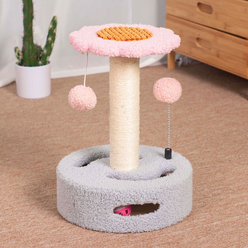 Chat escalade cadre, petit chat lit, chat planche à gratter, arbre à chat intégré, cadre de chat, chat griffoir, chaton jouets,: Bleu