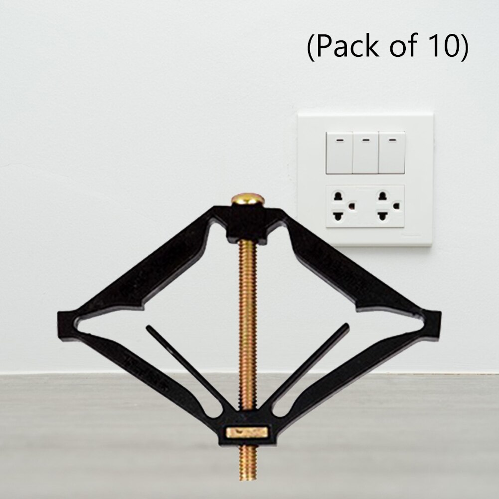 10Pcs Switch Cassette Socket Bottom Doos Hersteller Ondersteuning Staaf Elektricien Accessoire Voor 86Mm X 86Mm Muur-type Cassettes Reparatie Tool