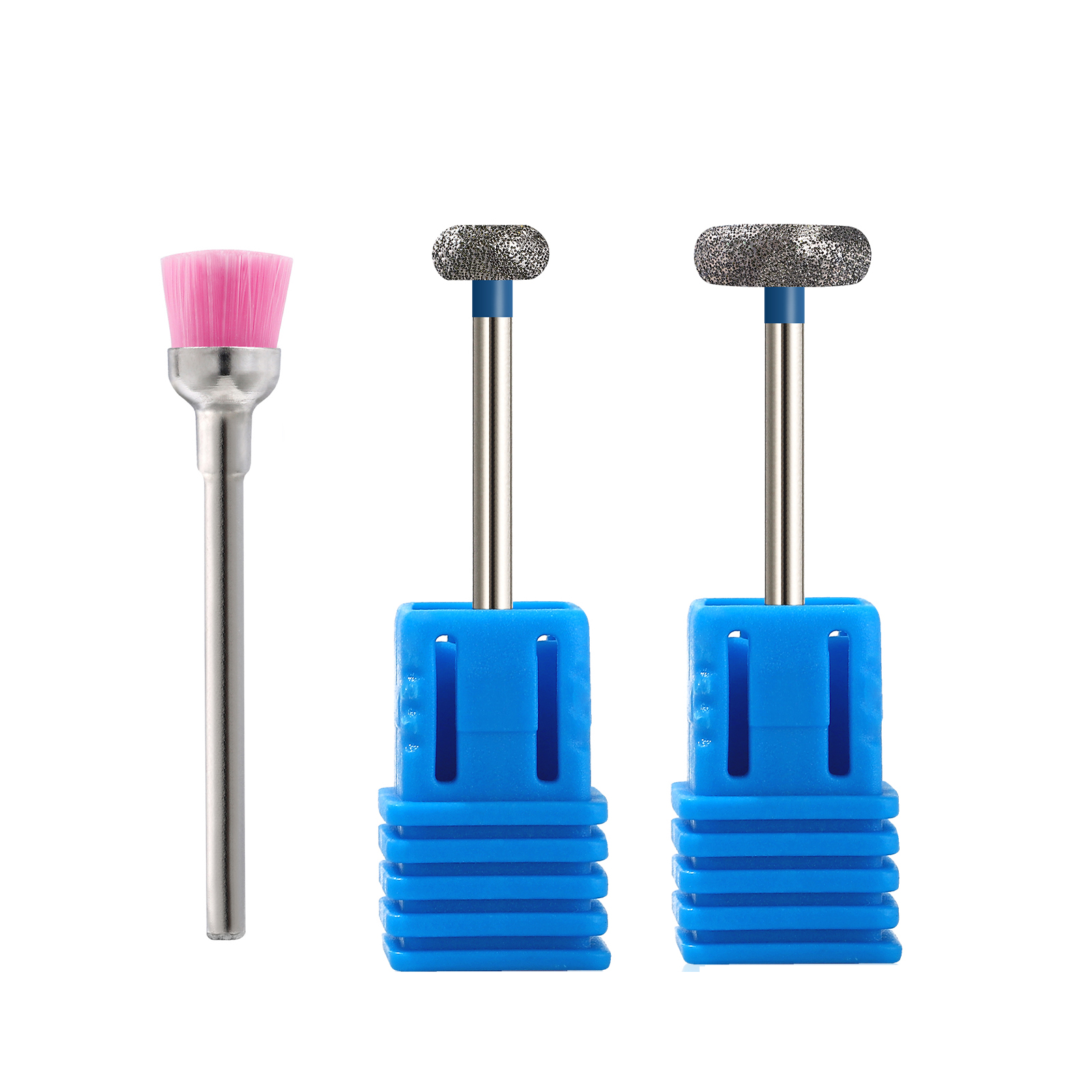 2 sztuk/partia diamentowe wiertła robić paznokci frez obrotowy bełkotać skórek czyste bity aparatura robić manicure pilniki...: zestaw 3(3szt)