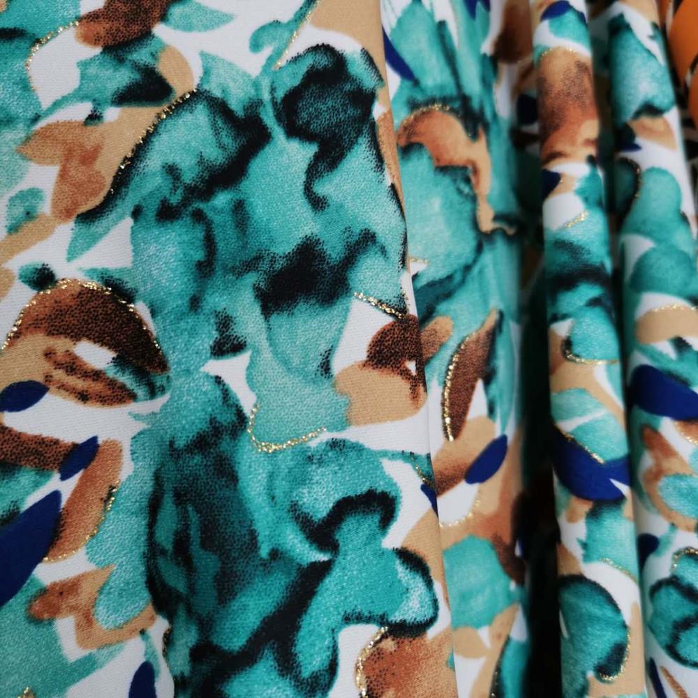 Tejido de gasa elástico textil para coser