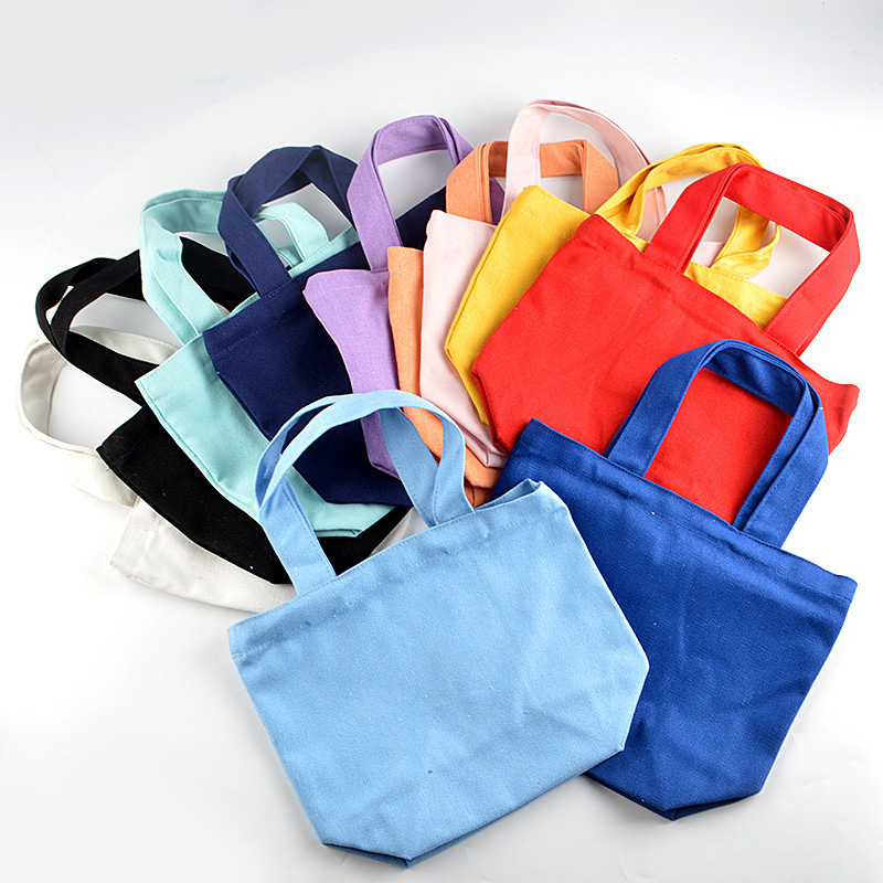 Herbruikbare Canvas Katoenen Shopper Tas Opvouwbare Draagtas Niet-Geweven Milieukoffer Organizer Multifunctionele Organizer