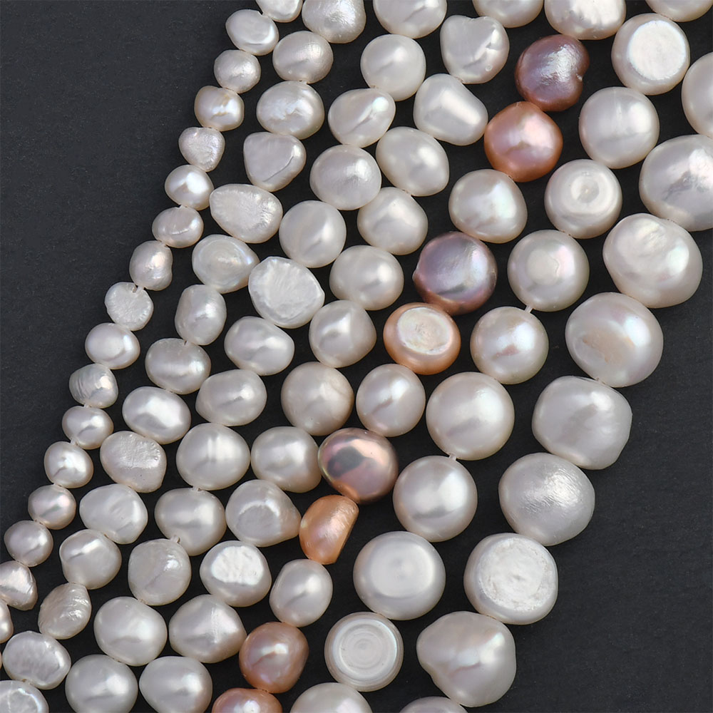 Perla barocca di perle coltivate d'acqua dolce genuina naturale di alta qualità per gioielli collana braccialetto tariffa forniture da 3mm a 10mm