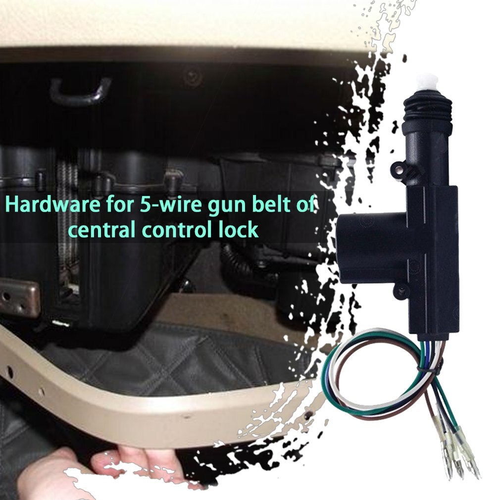 Lock 12 V central locking car central control door lock Master lock with hardware 5 wire Car Accessories