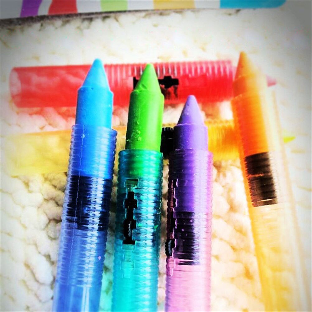 Bath Toy Baby Bath Crayons Toddler Washable Bathtime Safety Fun Play Educational Kids Toy 6Pcs/Set