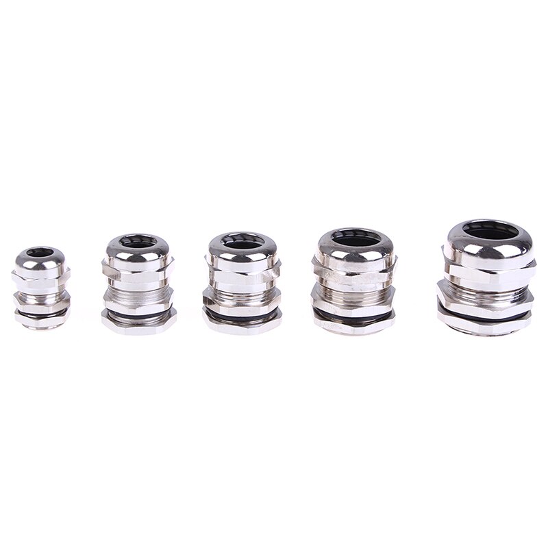 1 Pcs Stainless Steel pg9 pg13.5 pg16 pg19 pg21 Waterproof Connector Cable Gland