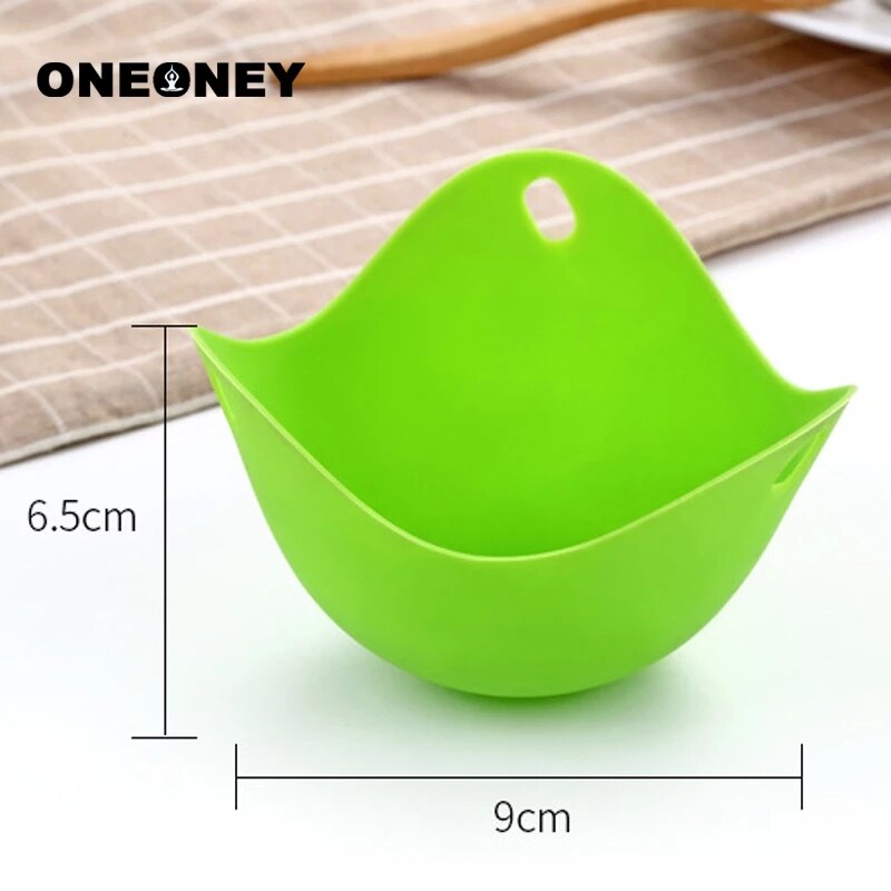 Egg Poacher Silicone Pancake Egg Poach Pods Baking Cup Kitchen Cookware Bakeware Tool Utensil CF-150