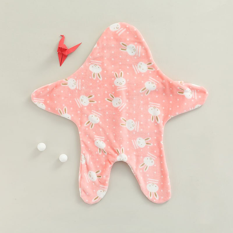 Baby Baby Meisjes Jongens Fleece Hooded Romper, Winter Warm Koe/Bunny Print Lange Mouwen Betaalde Jumpsuit