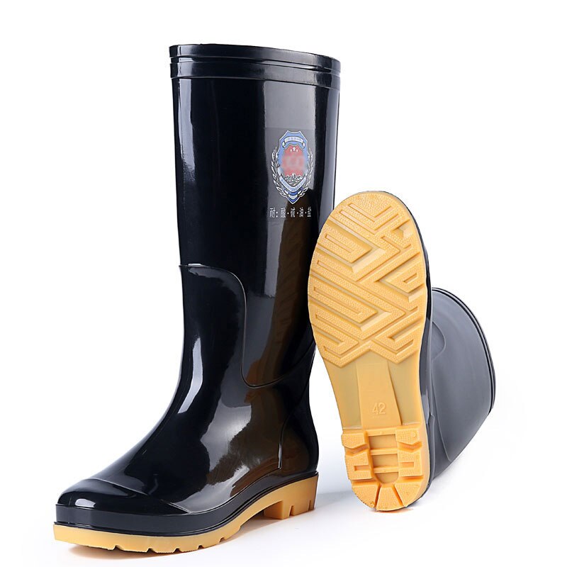 Bottes de pluie unisexes pour adultes, chaussures à Tube Long étanche pour la pluie, la boue, le travail, le jardinage, les accessoires de parapluie d'extérieur, directe