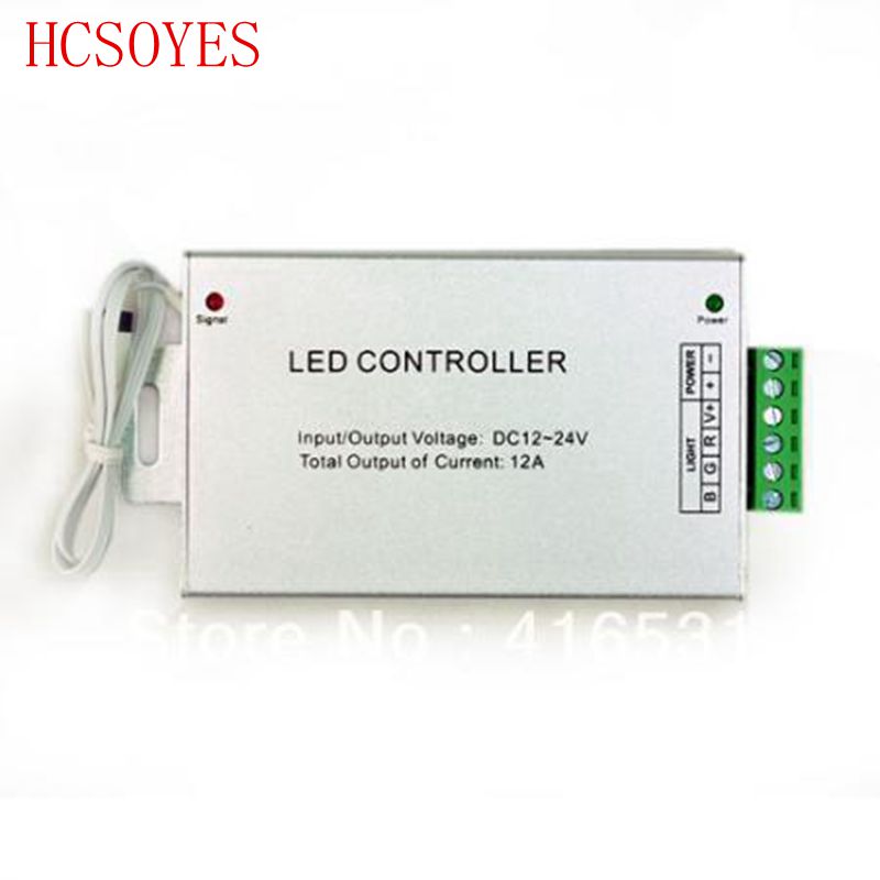 24 tasten/44 schlüssel Ir-fernbedienung rgb led controller 12A/24A für 3528/5050 rgb streifen DC12-24V