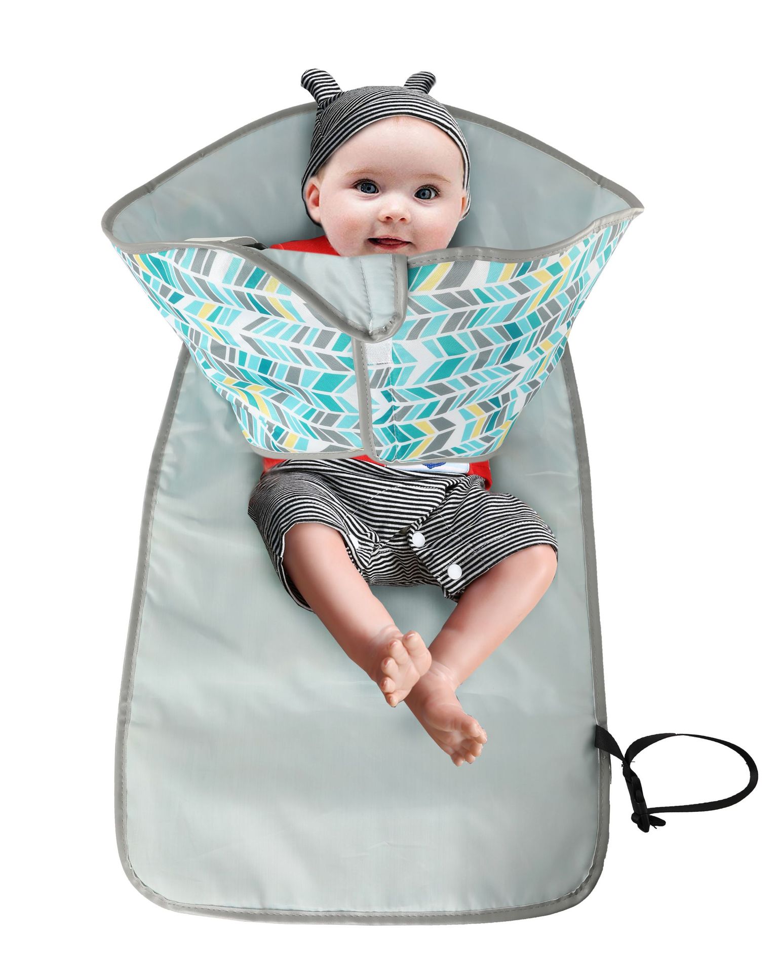 Multifunctionele Draagbare Baby Opvouwbare Urine Mat Draagbare Waterdichte Luiertas Outdoor Luier Cover Pad Reizen