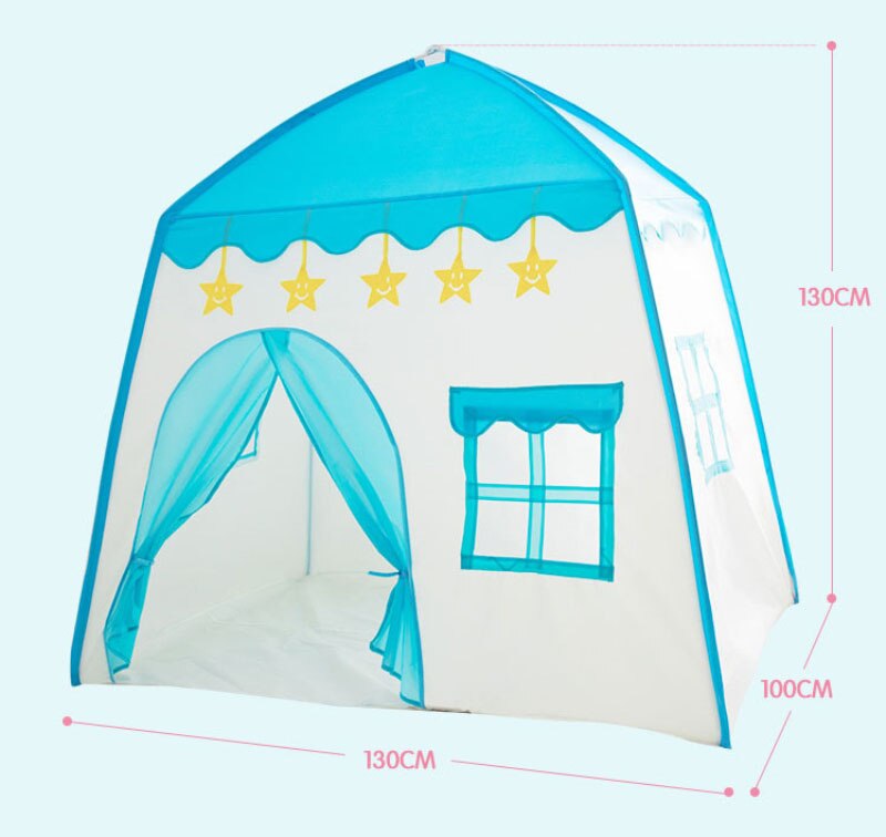 Kids Indoor Outdoor Castle Tent Baby Princess Game House Flowers Blossoming Boy Girl Oversized House play Wigwam mats