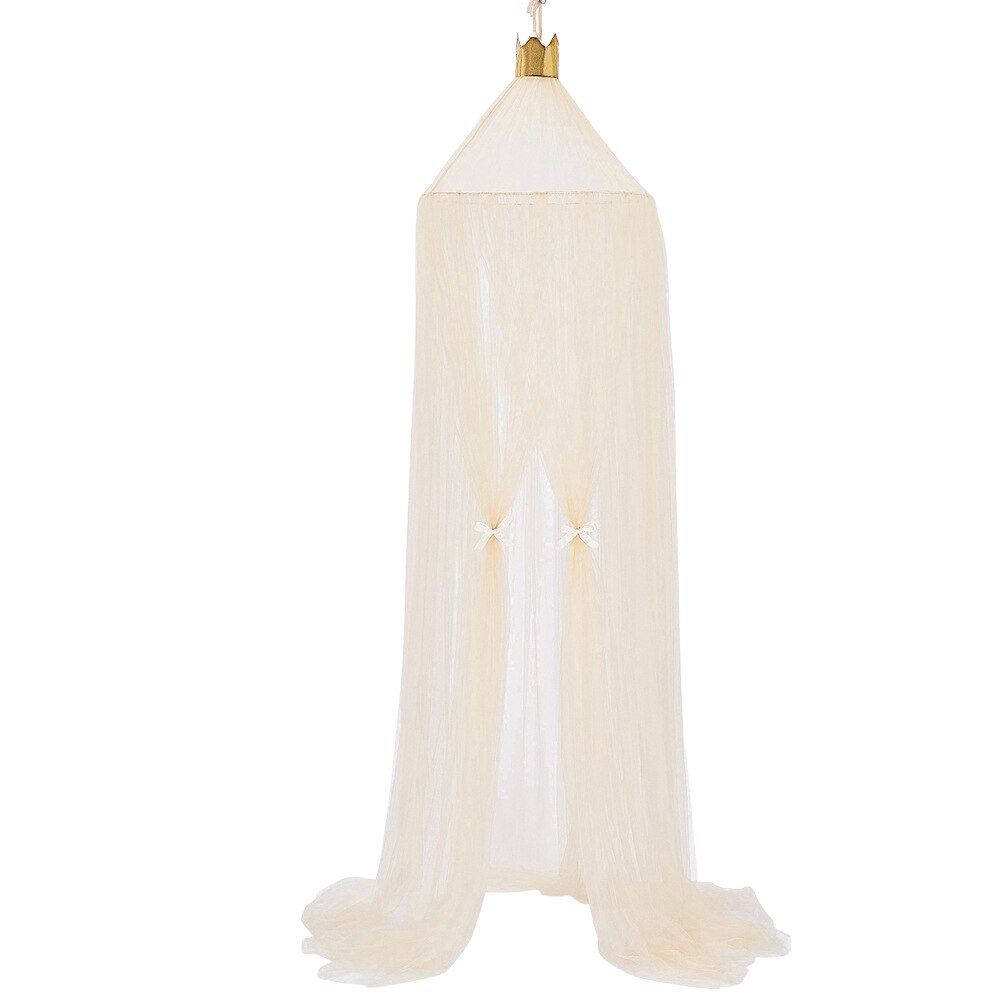 Mosquitera para cama de bebé, dosel redondo para cama de bebé, Tipi, cortina de cuna, tienda de princesa, cúpula colgante para habitación de niños: WJ3664B