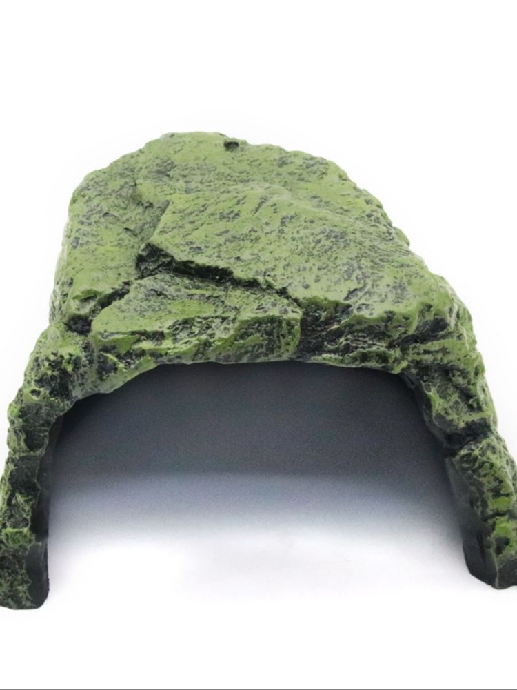 Lizard Snake Turtle Fish Hideouts Rest Cave Reptile Hiding Cave House Basking Hide Habitat Aquarium Decoration Ornament: Default Title