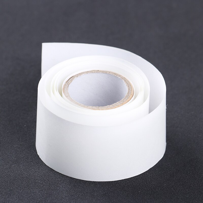 3*100cm selvklæbende silke neglebeskytter wrap glasfiberforstærkningsværktøj hvid uv gel akryl neglekunstværktøj